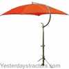 Allis Chalmers WC Tractor Umbrella with Frame & Mounting Bracket - Orange
