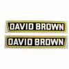 Case 1390 David Brown Decal Set, Name Only, Mylar