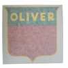 Oliver Super 55 Oliver Decal Set, Shield, 3 inch Red, Vinyl