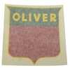 Oliver Super 77 Oliver Decal Set, Shield, 6 inch Red, Vinyl