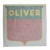 Oliver Super 55 Oliver Decal Set, Shield, 8 inch Red, Vinyl
