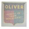 Oliver 1850 Oliver Decal Set, Finest in Farm Machinery, 6 inch, Vinyl