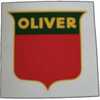 Oliver 1755 Oliver Decal Set, Shield, 3 inch Red and Green, Mylar