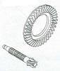 John Deere 4240 Ring gear and pinion shaft