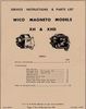 Minneapolis Moline R Magneto, Wico XH and XHD, Service and Parts Manual