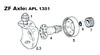 John Deere 2355 Axle Bearing