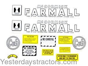Farmall Cub Decal Set IHCCUB-CIRCLE