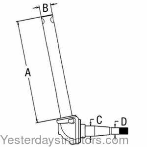 Ford 3600 Spindle - Right Hand 100630