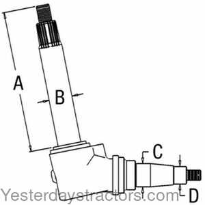 Ford TW30 Spindle - Right Hand\Left Hand 100646