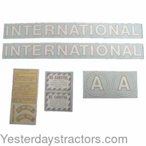 100962 International A Decal Set 100962