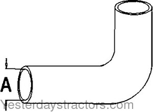 Oliver 770 Radiator Hose 101714A