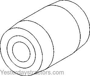 Oliver 2050 Drawbar Roller 104627A