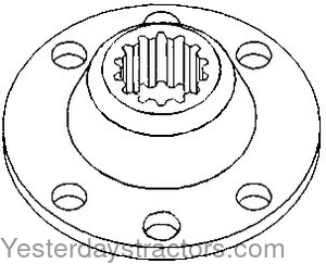 Minneapolis Moline U302 Flywheel Hub 10A20744