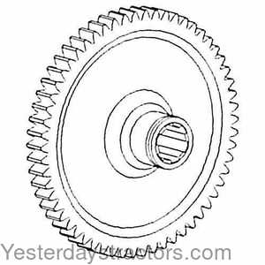 Farmall 1468 IPTO Driven Gear 111652