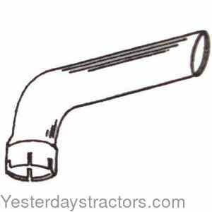 Case 2870 Exhaust Extender 114856