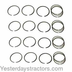 Ford Power Major Piston Ring Set - Standard - 4 Cylinder 129083