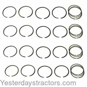 Massey Harris MH55 Piston Ring Set - Standard - 4 Cylinder 130058