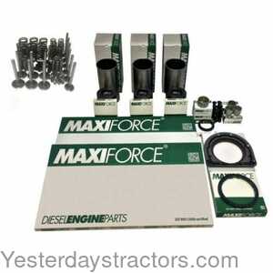 Ford Super Dexta Engine Rebuild Kit with Valve Train - Less Bearings - ESN 1935853-earlier 130743