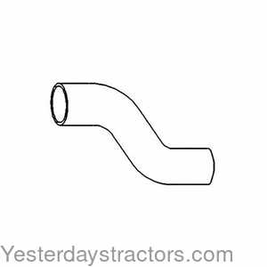 John Deere 7410 Radiator Hose - Lower 150853