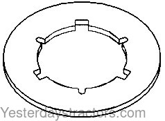 Oliver 1555 PTO Clutch Plate 159097A
