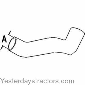 Oliver 1755 Radiator Hose - Upper 159290