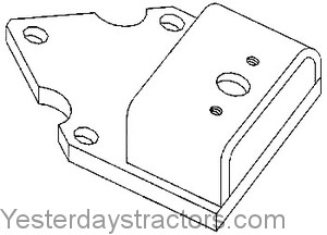 Oliver 195 Front Drawbar Support 163582A