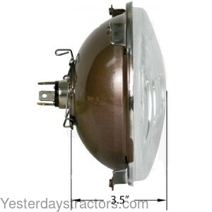 Massey Ferguson 60H Headlight Assembly 1672768M91