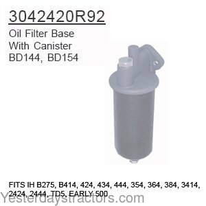 Farmall B275 Oil Filter Base 3042420R92