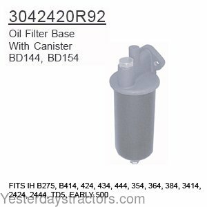 Farmall 2424 Oil Filter Base 3042420R92