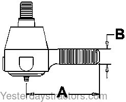 Farmall 354 Drag Link End 3045309R91