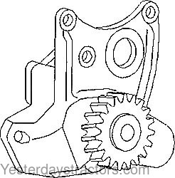 Massey Ferguson 6000 Oil Pump 3638631M91