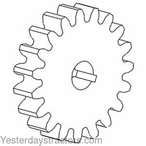 Farmall 856 Hydraulic Pump Drive Gear 382332R1