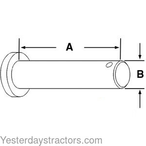 Farmall 3288 Sway Limiter Yoke Pin 384852R1