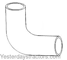 Farmall 424 Radiator Hose Upper 388464R1