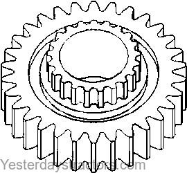 Farmall 4186 Gear 393523R1