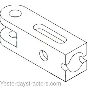 Farmall 1206 Stabilizer Yoke 406248R2