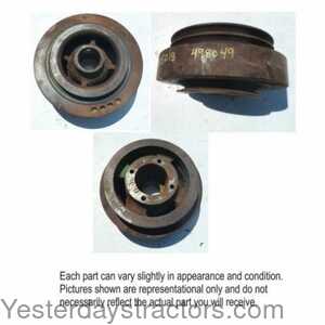 John Deere 4050 Crankshaft Dampener with Pulley 498049