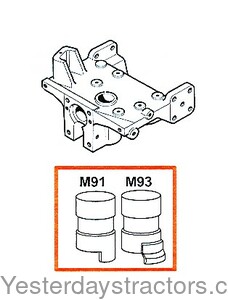 Massey Ferguson 265 Front Axle Support 512046M94