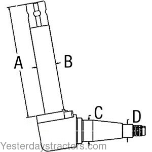 Ford 4830 Spindle - RH 5166109