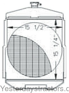 Allis Chalmers D14 Radiator 70228567