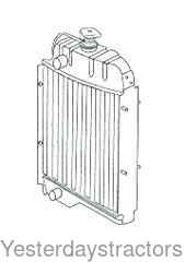 Allis Chalmers D17 Radiator 70229702