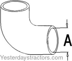 Allis Chalmers D12 Radiator Hose 70231965