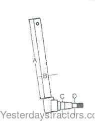 Allis Chalmers D10 Spindle 70237073