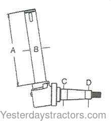 Allis Chalmers D14 Spindle 70237434