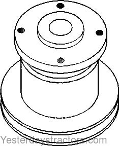 Massey Ferguson 50 Water Pump Pulley 731280M1