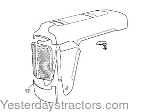 Ferguson FE35 Lower Panel 826817M91