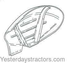 Ford Super Dexta Fender 957E16312A