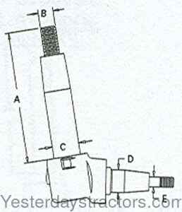 Case 570 Front Spindle A149613