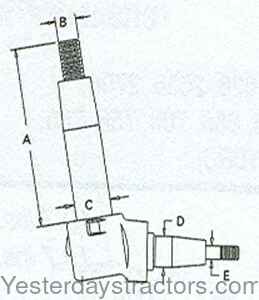 Case 430 Front Spindles A149614