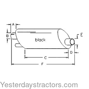 Case 4694 Muffler A162464